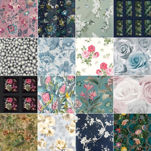 Floral wallpaper flowers - floral,