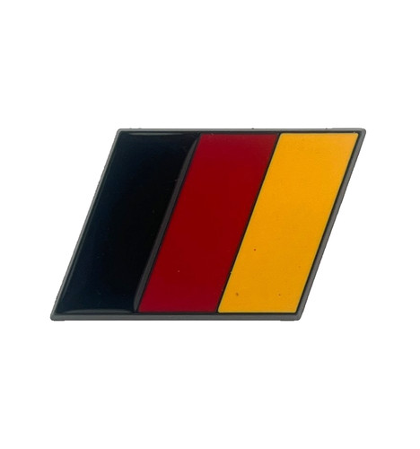 German flag racing - car, badge