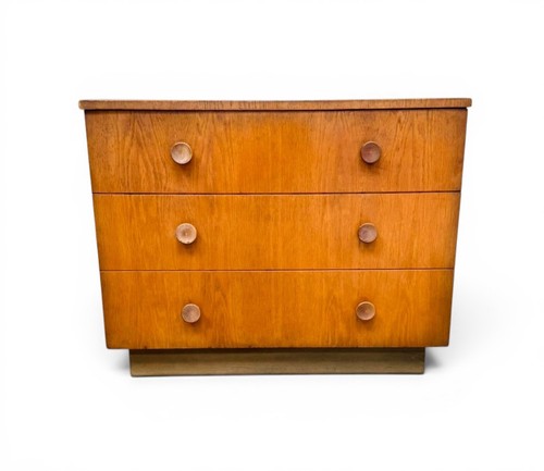 Retro honey oak chest - chest, of