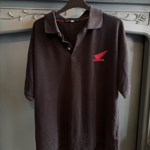 Honda vintage black polo shirt - polo,
