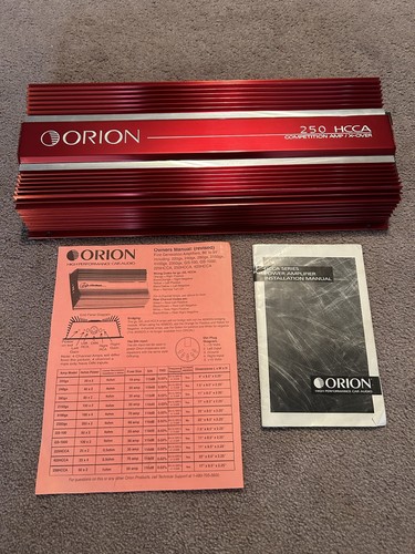 Orion 250hcca amplifier box - orion, w/