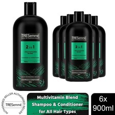 Tresemme 2in1 Replenish & Cleanse Shampoo & Conditioner Hair Care 900ml, 6 Pk