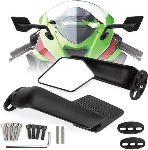 Large motorcycle mirrors - motorcycle,
