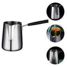  Mini Frying Pan Stainless Steel Fryer Small Chip Pot with Basket
