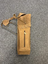traditional archery leather back quiver