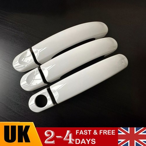 Gloss white door handle - door,