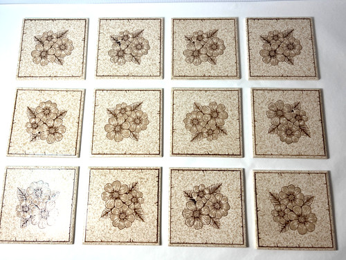 Vintage retro johnson tiles - johnson,