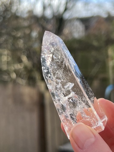Clear quartz point wand - quartz,