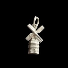 Beautiful Vintage Sterling silver windmill charm 