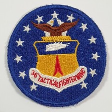 USAF Patch 36th TFW Tactical Fighter Wing Bitburg AB F-105 F-4 F-102  Patch