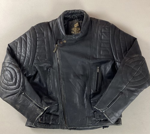 Vintage orex leather biker - orex,