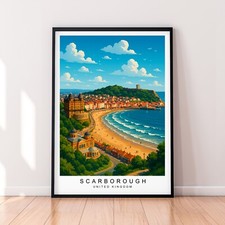 Scarborough Seaside Print