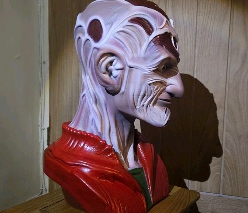 Life size freddy krueger bust - krueger,