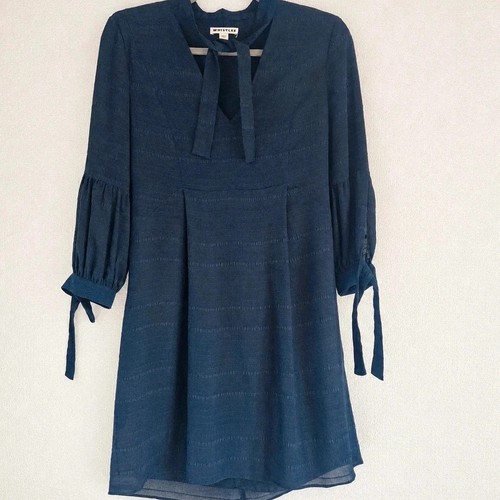 Whistles navy textured - navy, tie