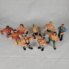 Lot of 9 Vintage 90s 80s WWE