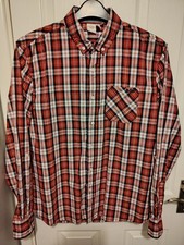 Lee Cooper Check Shirt Medium Long Sleeve