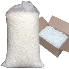 WHITE PACKING PEANUTS ANY QTY BIODEGRADABLE VALUE LOOSE VOID FILL CHIPS BOX
