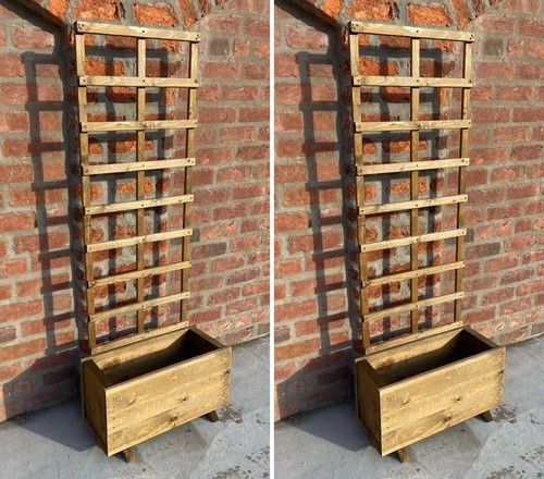 Rectangular garden planter - garden,