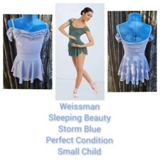 Weissman Sleeping Beauty Storm Blue Ballet Dress Costume Small Child SC