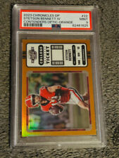 Stetson Bennett IV LA Rams 2023 Panini Contenders Optic Orange PSA 9 NFL Card