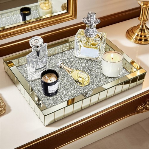 Silver mirror decorative - mirror,