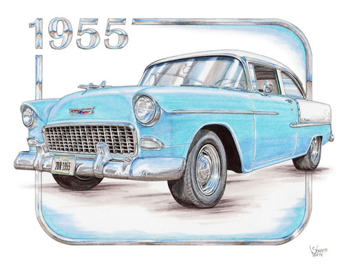 1955 bel air blue - 1955, classic