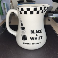 VINTAGE BLACK & WHITE SCOTCH WHISKEY  #3 OF 8 SCOTTY DOGS ENGLAND VGC.