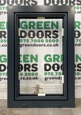 INWARDS OPENING SMALL WINDOW BATHROOM EXTERNAL EXTERIOR ALUMINIUM GREY 7016 NEW