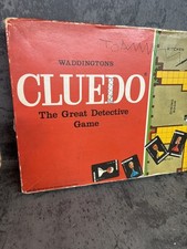 Vintage 1970 cluedo board - vintage,