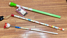 VINTAGE UNUSED PENCILS JAPAN SARAH KAY RIBBON TWIGY MASCOTS