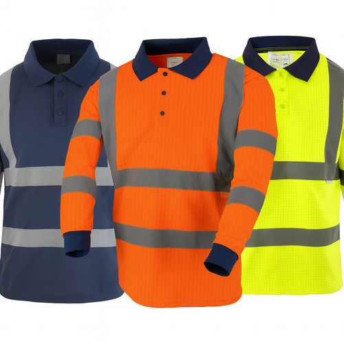 Viz long sleeve polo shirt - sleeve,