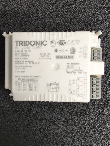 Tridonic 18 tc pro - pc, x