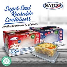Satco Clear Plastic Food