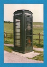 6x4 Colour Photo - British Telecom - Green K6 Phone Box - Seaford, Sussex - 1997