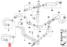 Genuine Radiator Coolant Hose