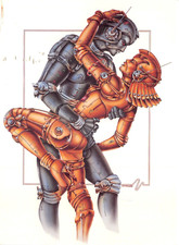 ATHENA  POSTCARD METAL LOVE