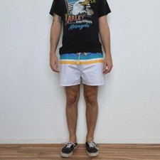 Vintage 90s Blue White Yellow