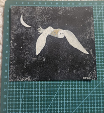 Owl Handmade Painting on