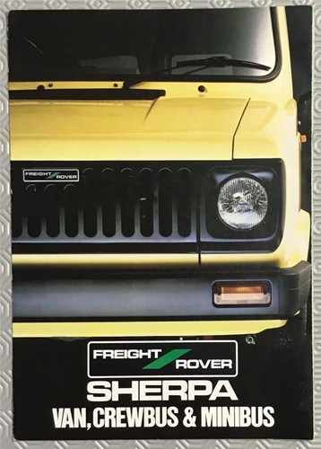Freight rover sherpa - rover, van