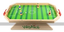 WeyKick Magnetic Wooden Table Football Game, Stadium, 4 Players, Green