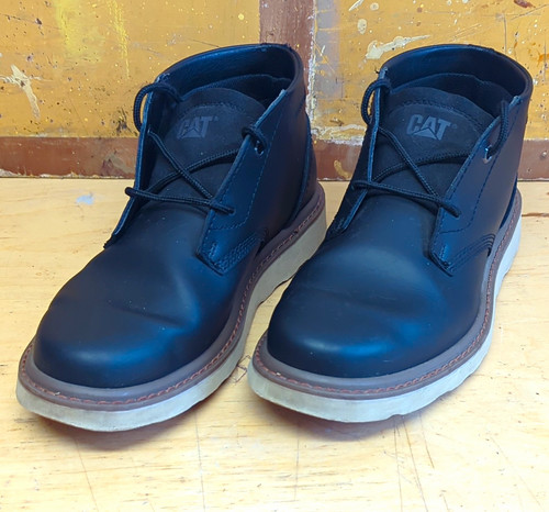 Cat men black leather - men's,