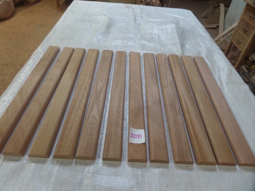 Hardwood garden bench seat - hardwood,