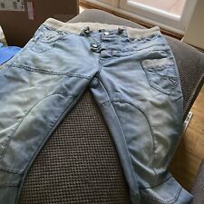 Eto Men’s Jeans 38r Elastic Waist And Ankles
