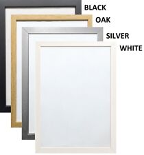 A1 A2 A3 A4 A5 Photo Frames Poster Frame Picture Frame Black White Silver Oak