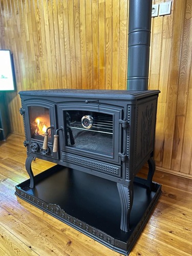 Cast iron wood burning cook - iron,