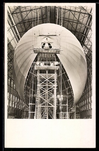 Postcard airship 130 - airship, lz