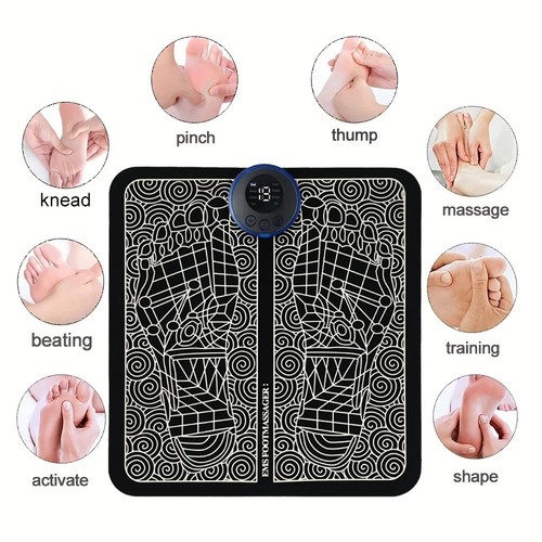 Ems foot massager mat electric - foot,