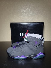 New Jordan 7 Retro Ray Allen Bucks Nike Air Size 10.5 304775 053 Black Purple