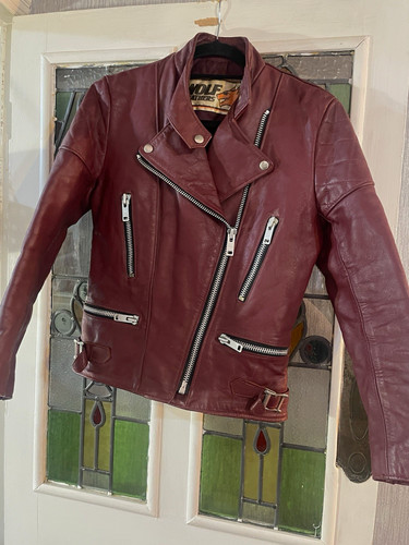 Wolf leathers men burgundy - leathers, men’s