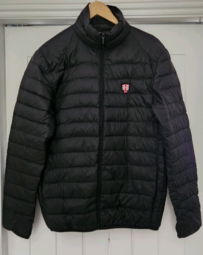 Puffa jacket mens black - jacket,